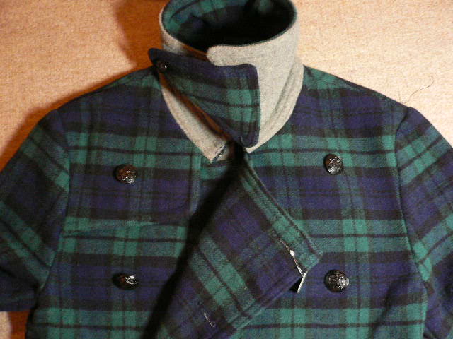 画像: BREATH/W FACE P-COAT　BLACKWATCH