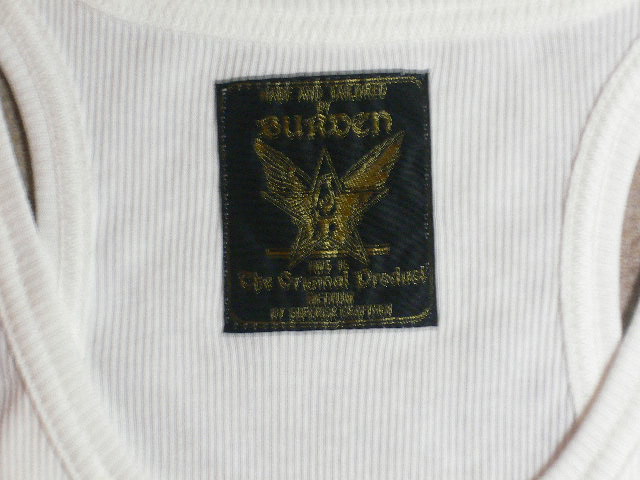 画像: ☆SALE 50%OFF☆ BURDEN/AMERICAN TANK TOP　WHITE