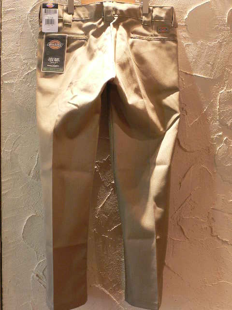 画像: DICKIES/WP 873 SLIM STRAIGHT FIT WORK PANT  KHAKI