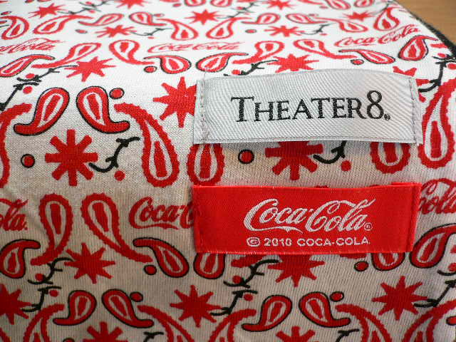 画像: THEATER 8xCOCA COLA/STOLE  WHITExBLACK