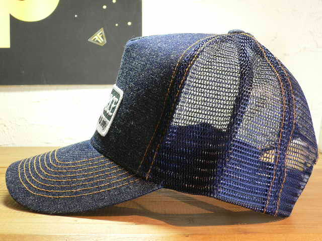 画像: Feel FORCE/ONE&ONLY MESH CAP  DENIME(ORG)xWHITE