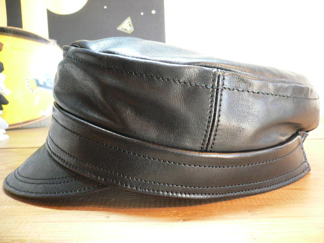 画像: GROK LEATHER/GL ARMY CAP  BLACK