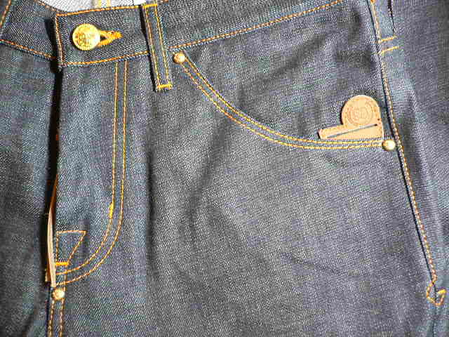 画像: GROK LEATHER/THUNDER TROUSER  INDIGO BLUE