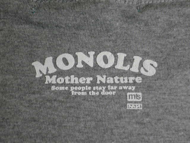 画像: ☆SALE 50%OFF☆ MONOLIS/DONT GIVE L/S TEE  GRAY