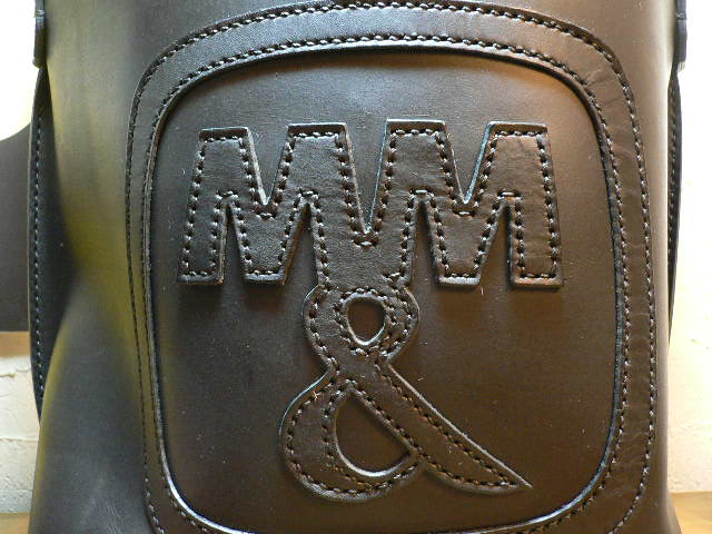 画像: GROK LEATHER/M&M BOOK BAG  BLACK