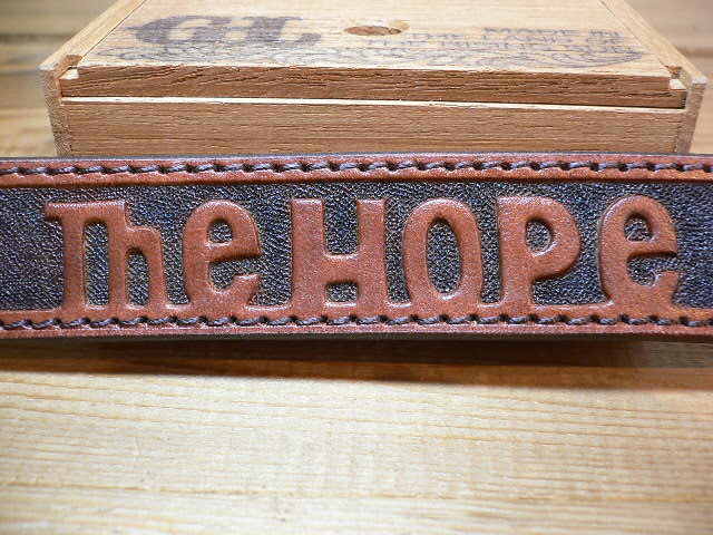 画像: GROK LEATHER/THE HOPE BRACELET 25mm　DARK BROWNxBLACK 