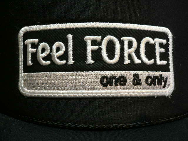画像: Feel FORCE/ONE&ONLY MESH CAP  BLACKxWHITE