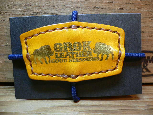 画像1: GROK LEATHER/GL RUBBER  YELLOW