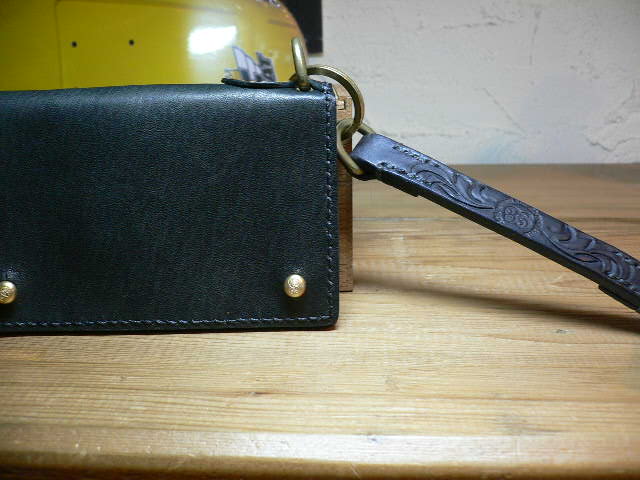 画像: GROK LEATHER/KEY LEATHER CODE CARVING　 BLACK