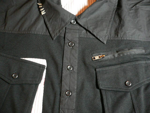 画像: ☆SALE 80%OFF☆ BREATH/切り替え POLO  BLACK