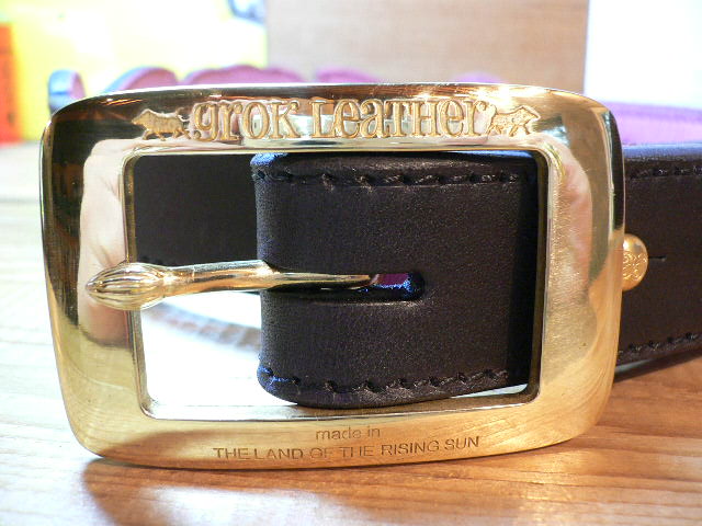 画像: GROK LEATHER/GL RIBBON BELT 30mm  BLACK